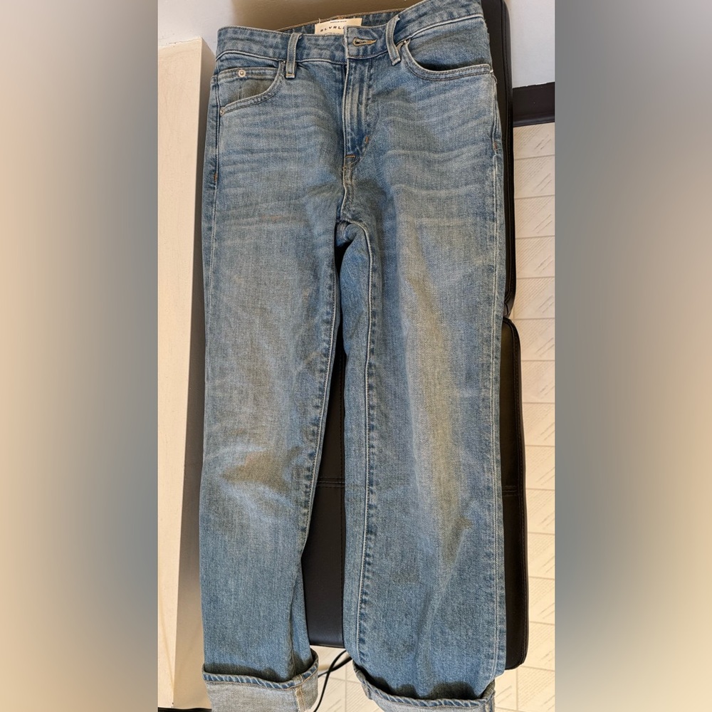 SLVRLAKE Blue Straight Jeans